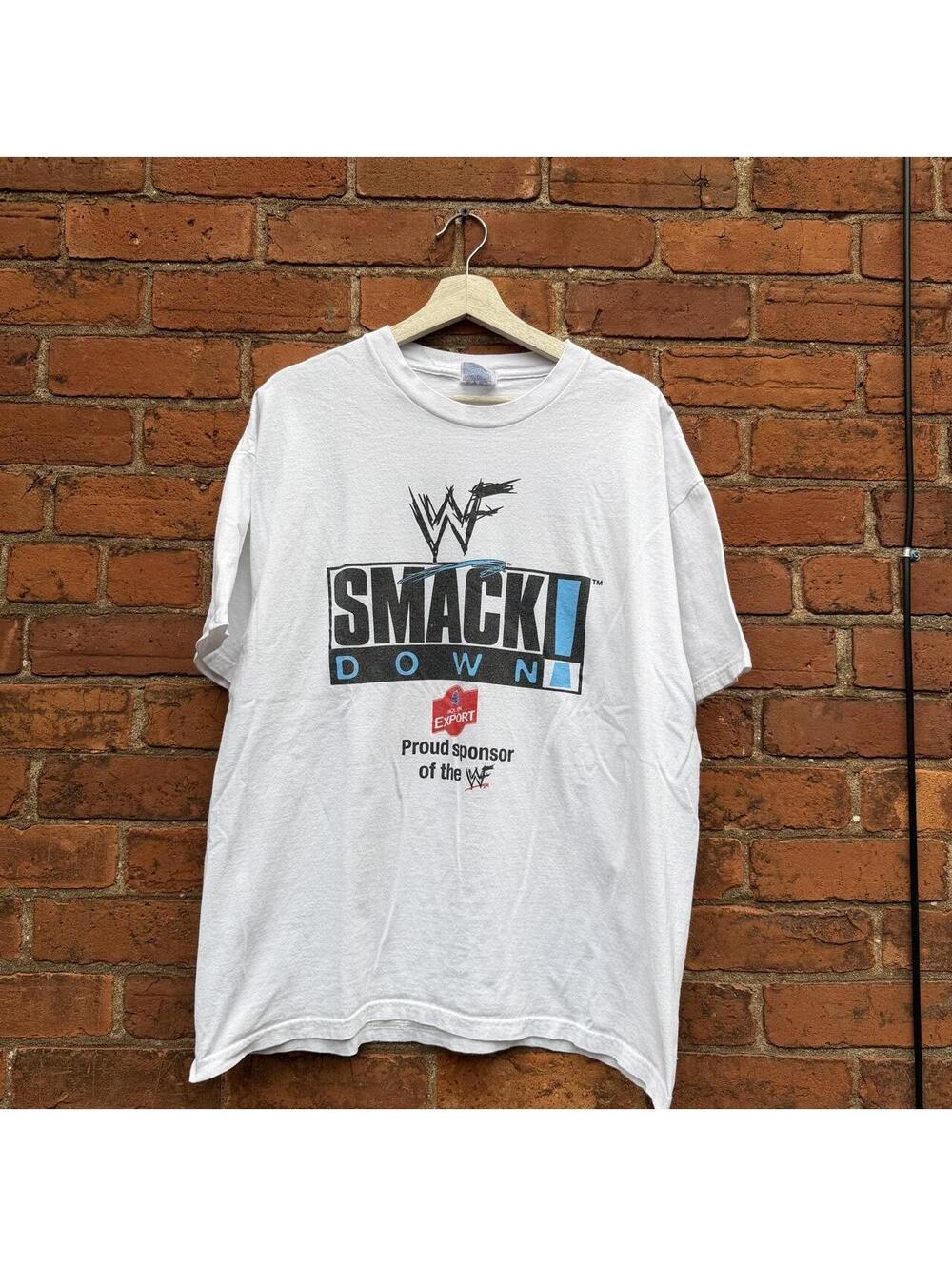 Vintage WWF smackdown t shirt 00s XL